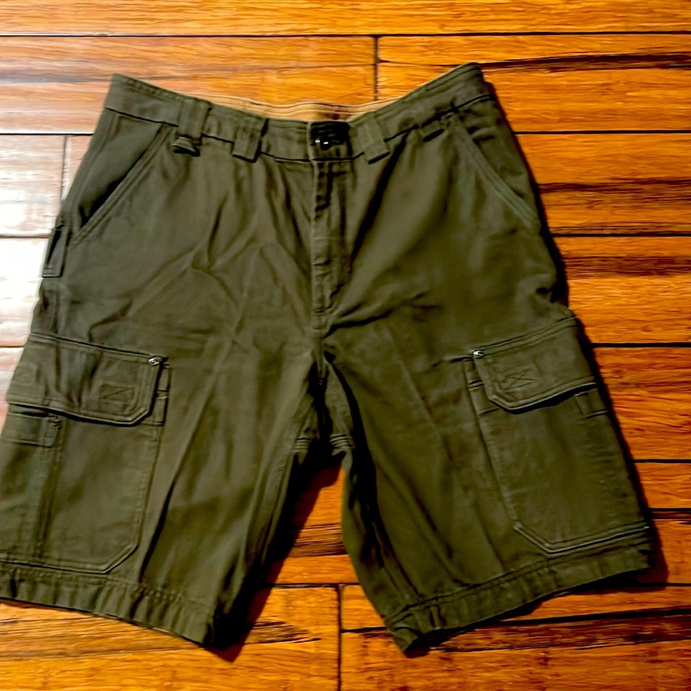Olive Green Men’s Duluth Cargo Shorts